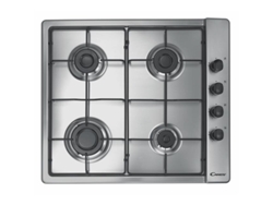 Placa de Gas CANDY CLG 64 SPX BG (Gas Butano-propano - 58.5 cm - Inox)