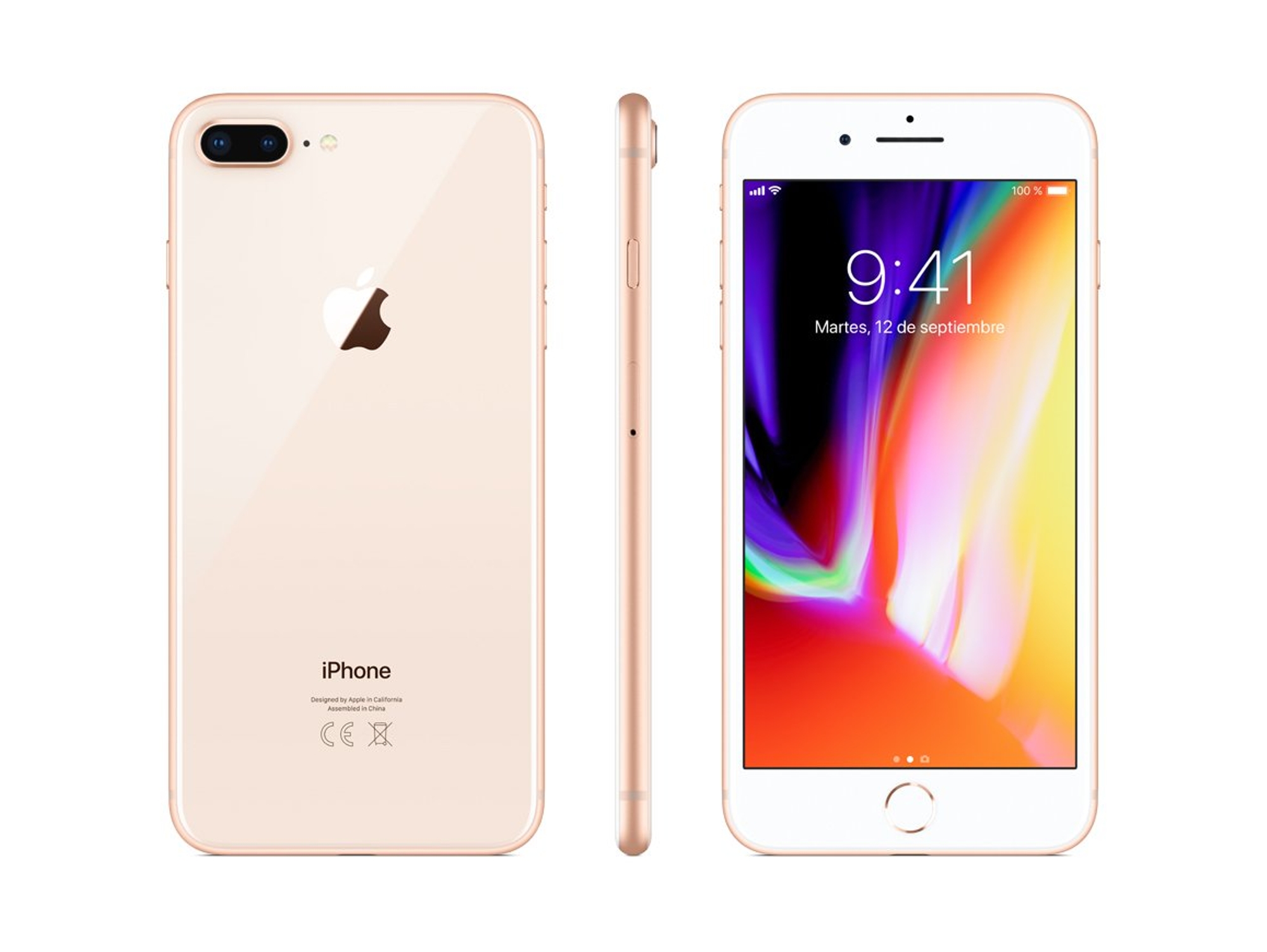 iPhone 8 Plus APPLE (5.5'' - 3 GB - 256 GB - Dorado)