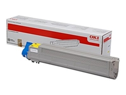 Cartucho de Tóner OKI  43837129  22000Pág. Amarillo  para C9655dn, 9655hdn, 9655hdtn, 9655n