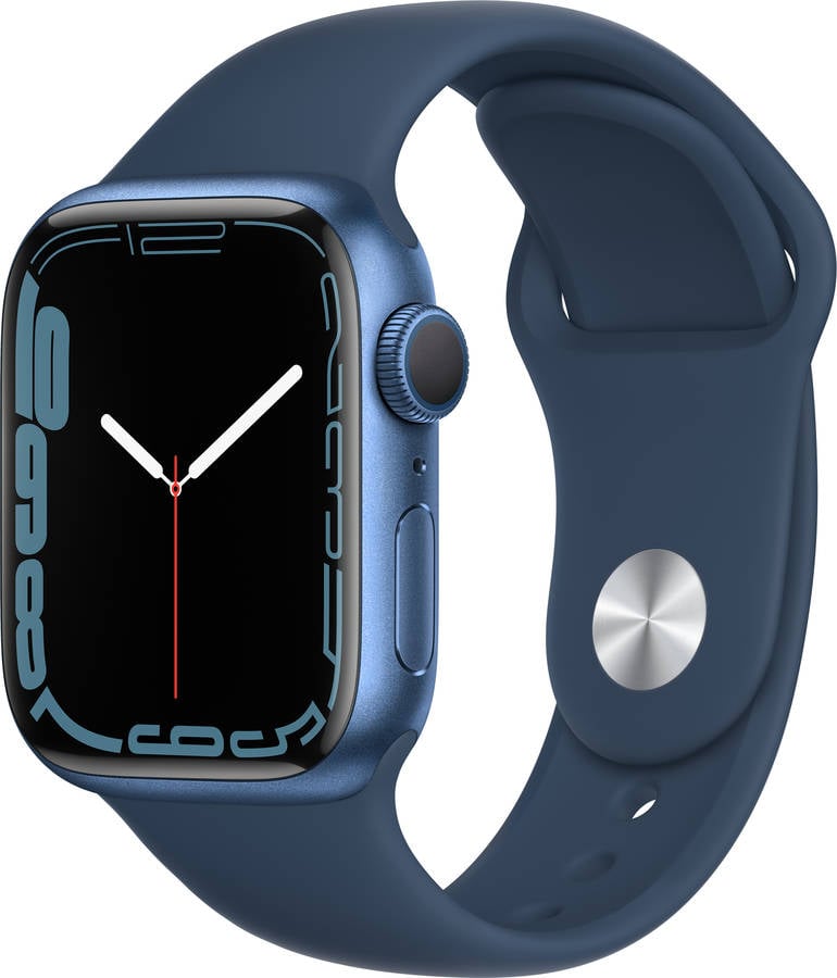 APPLE Watch Series 7 GPS 41 mm Azul con Correa Deportiva Abismo