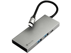 Hub NGS 4 en 1 Wonder Dock4 Pro (Gris)