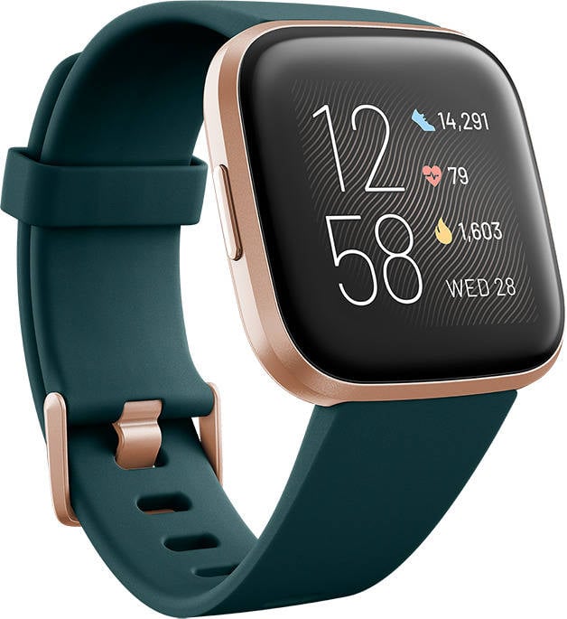 Reloj Deportivo FITBIT Versa 2 (Bluetooth - Hasta 5 días de autonomía - Verde)