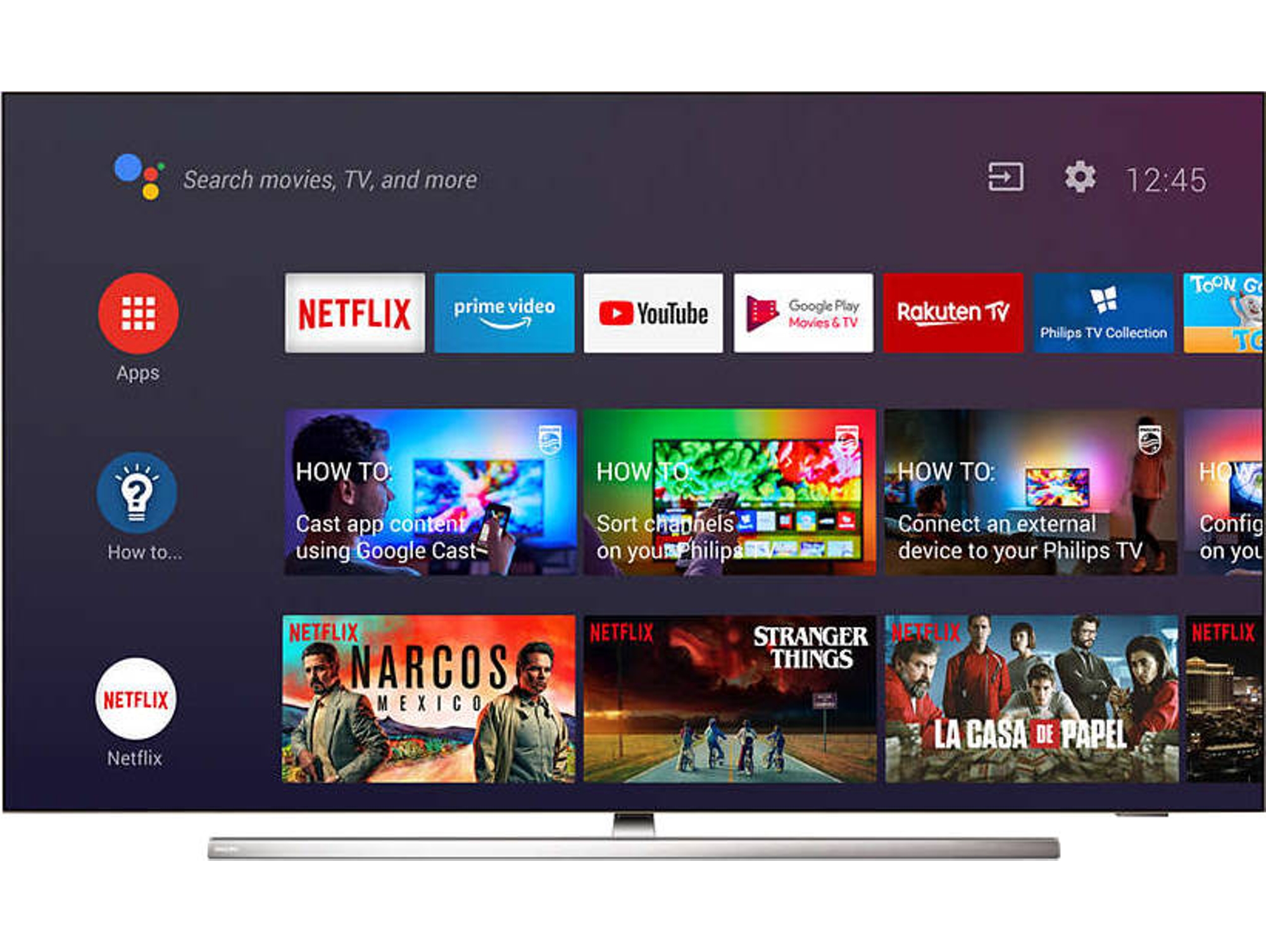 TV PHILIPS 55OLED854/12 (OLED - 55'' - 140 cm - 4K Ultra HD - Smart TV)