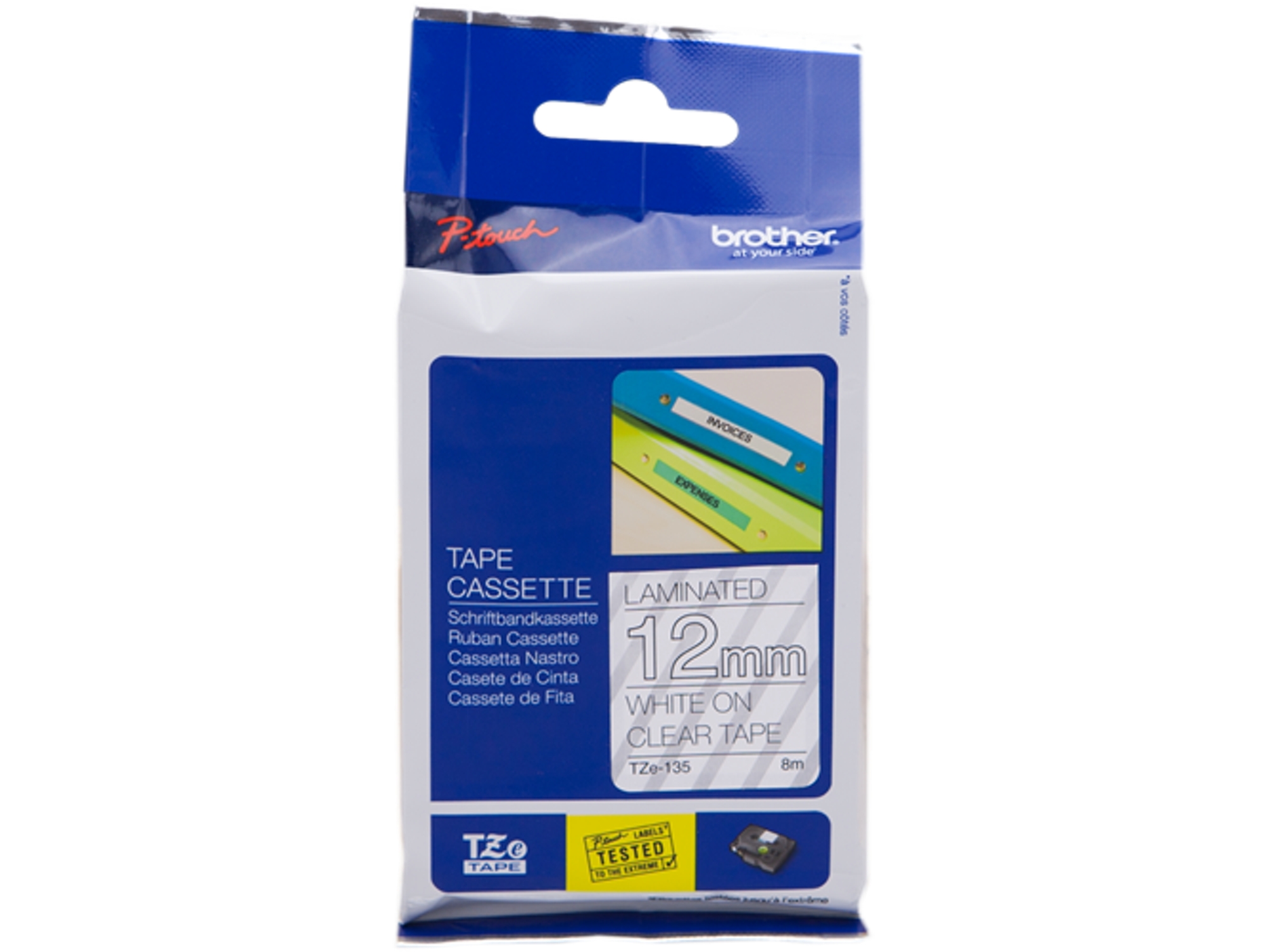 Cinta BROTHER TZe135 laminada