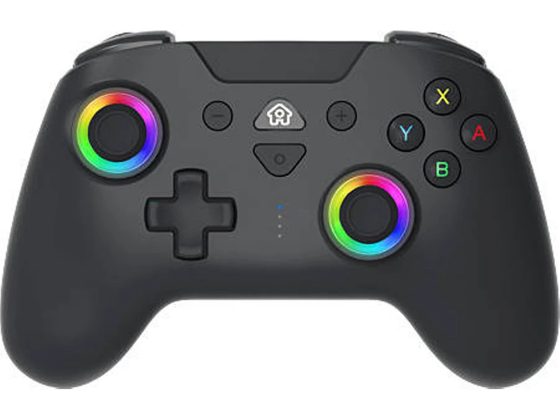 Mando Sin Fio Led Rgb ECOPLAY Para Nsw  Negro