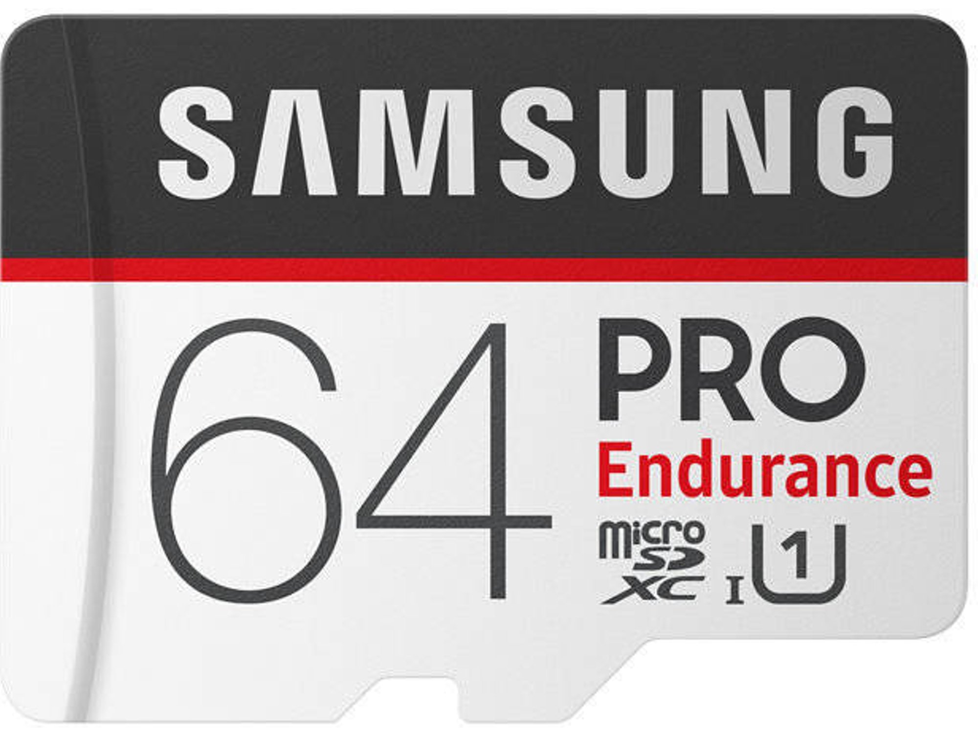 Tarjeta de memoria Micro SDXC SAMSUNG Pro Endurance - MB-MJ64GA (64 GB, Clase 10 - UHS-I, Con adaptador SD)