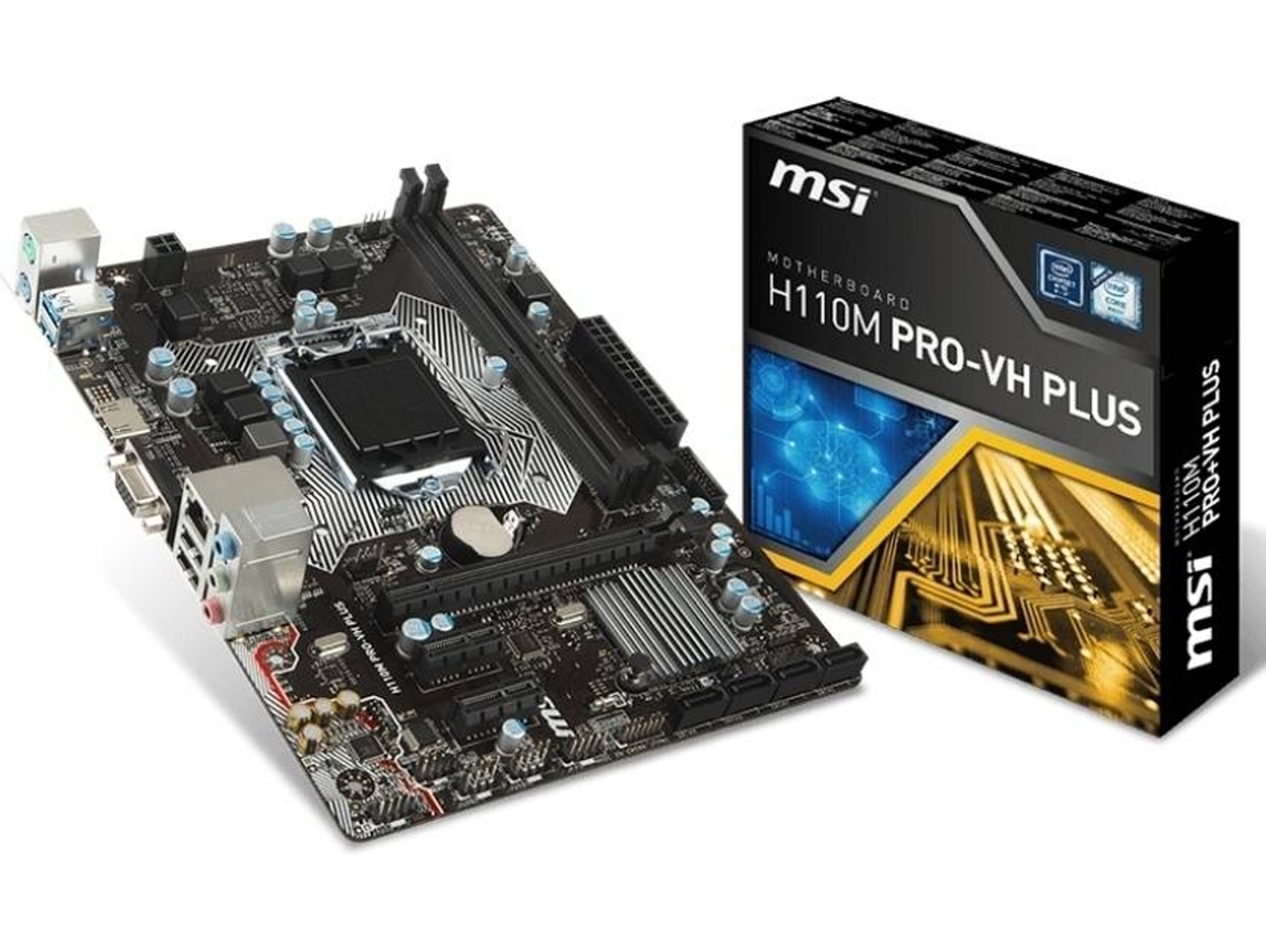 Placa Base MSI H110M PRO-VH PLUS (Socket LGA 1151 - Intel H110 - MATX)
