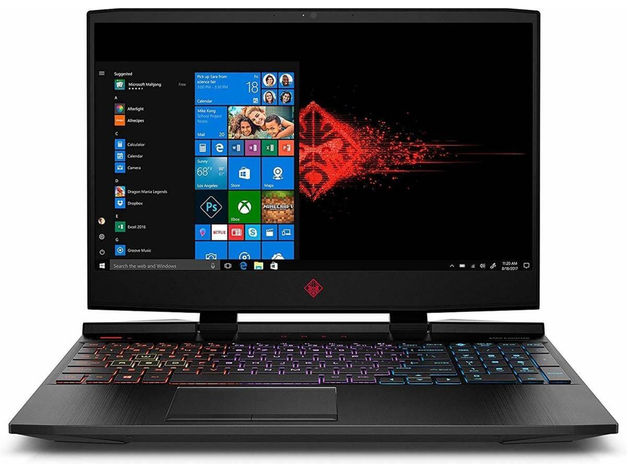 Portátil Gaming HP OMEN 15-DC0044NS (Intel Core i7-8750H - NVIDIA GeForce GTX 1050 - RAM: 16 GB - 1 TB HDD + 128 GB SSD - 15.6'')