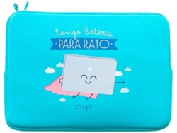 Sleeve MR. WONDERFUL Tengo bateria para rato (Portátiles - 13.3'' - Azul)