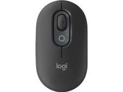 Ratón óptico LOGITECH Pop Wireless/Bluetooth (4000 DPI - Grafito)