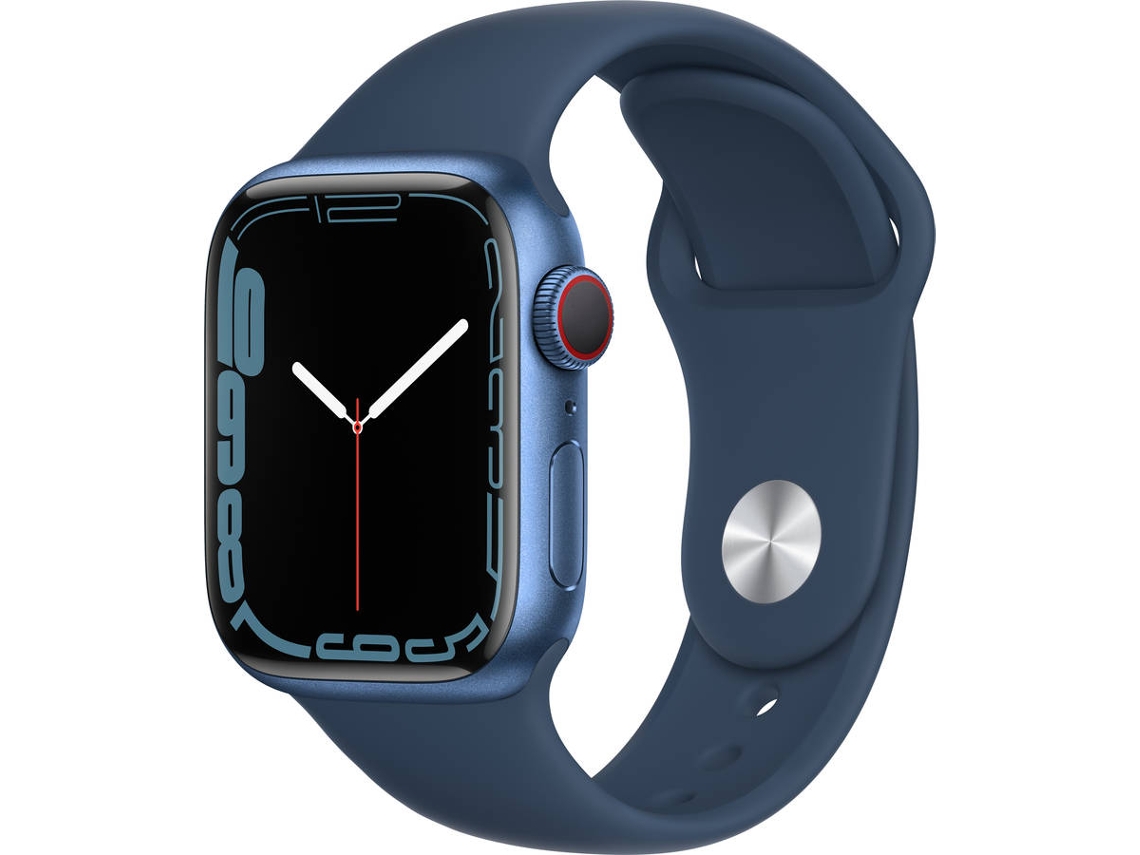 APPLE Watch Series 7 GPS+Cellular 41 mm Azul con Correa Deportiva Abismo