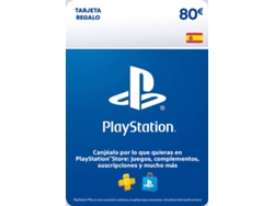 Tarjeta Regalo SONY Playstation 80€ (Digital)