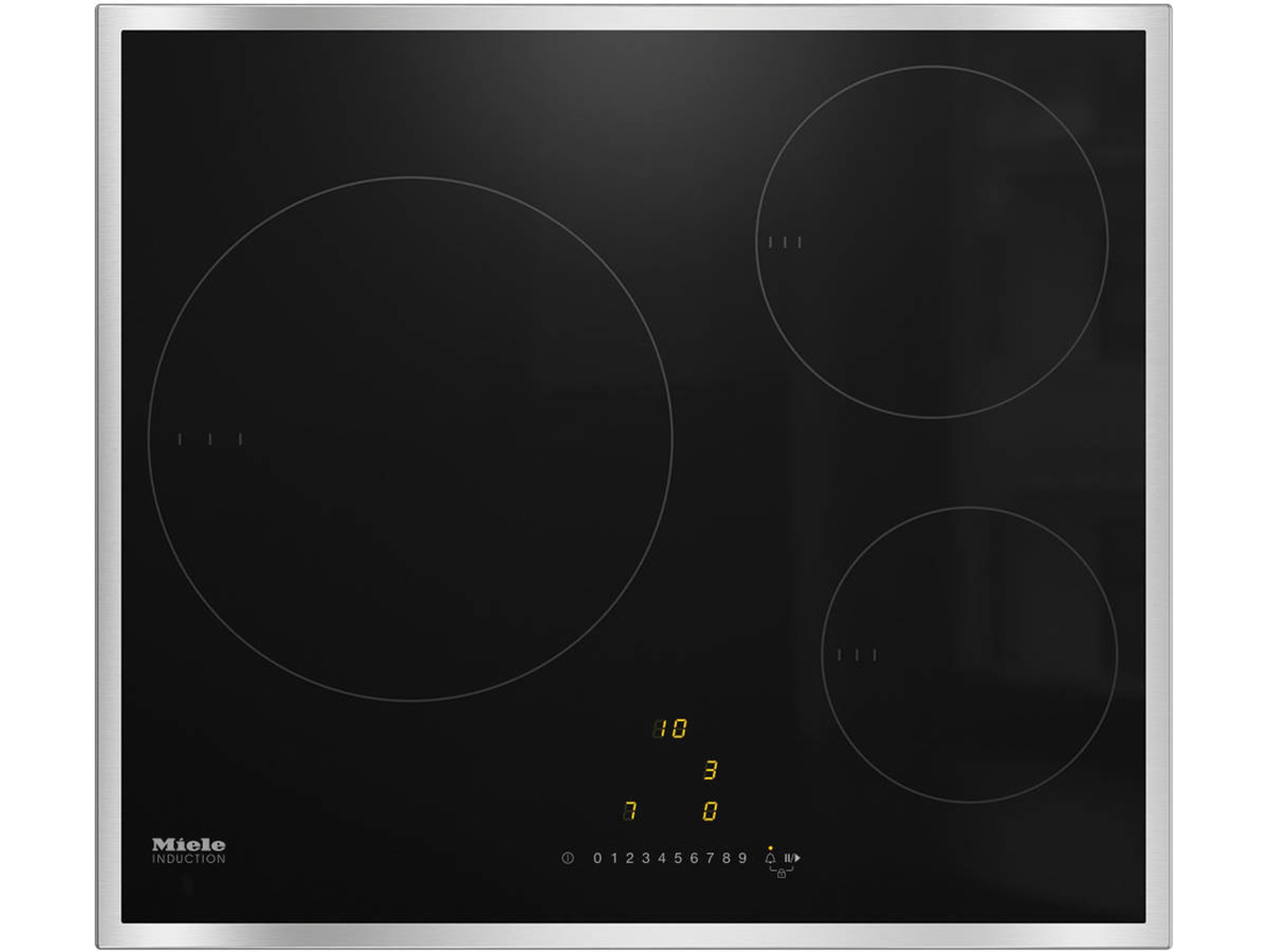 Placa de Inducción MIELE KM 7200 FR (Eléctrica - 57.4 cm - Inox)