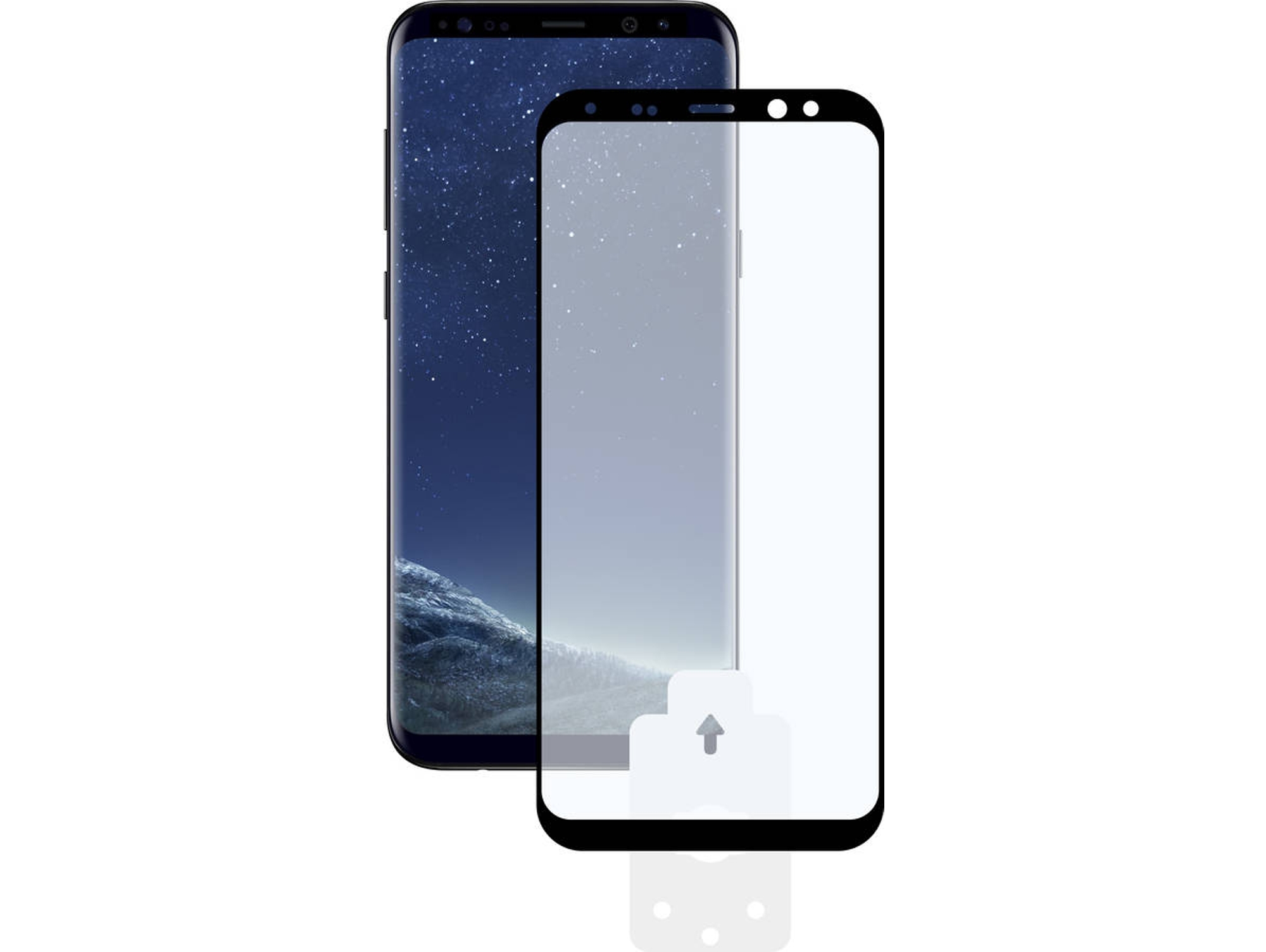 Protector de cristal templado KSIX Maquina 3D Samsung Galaxy S8 negro