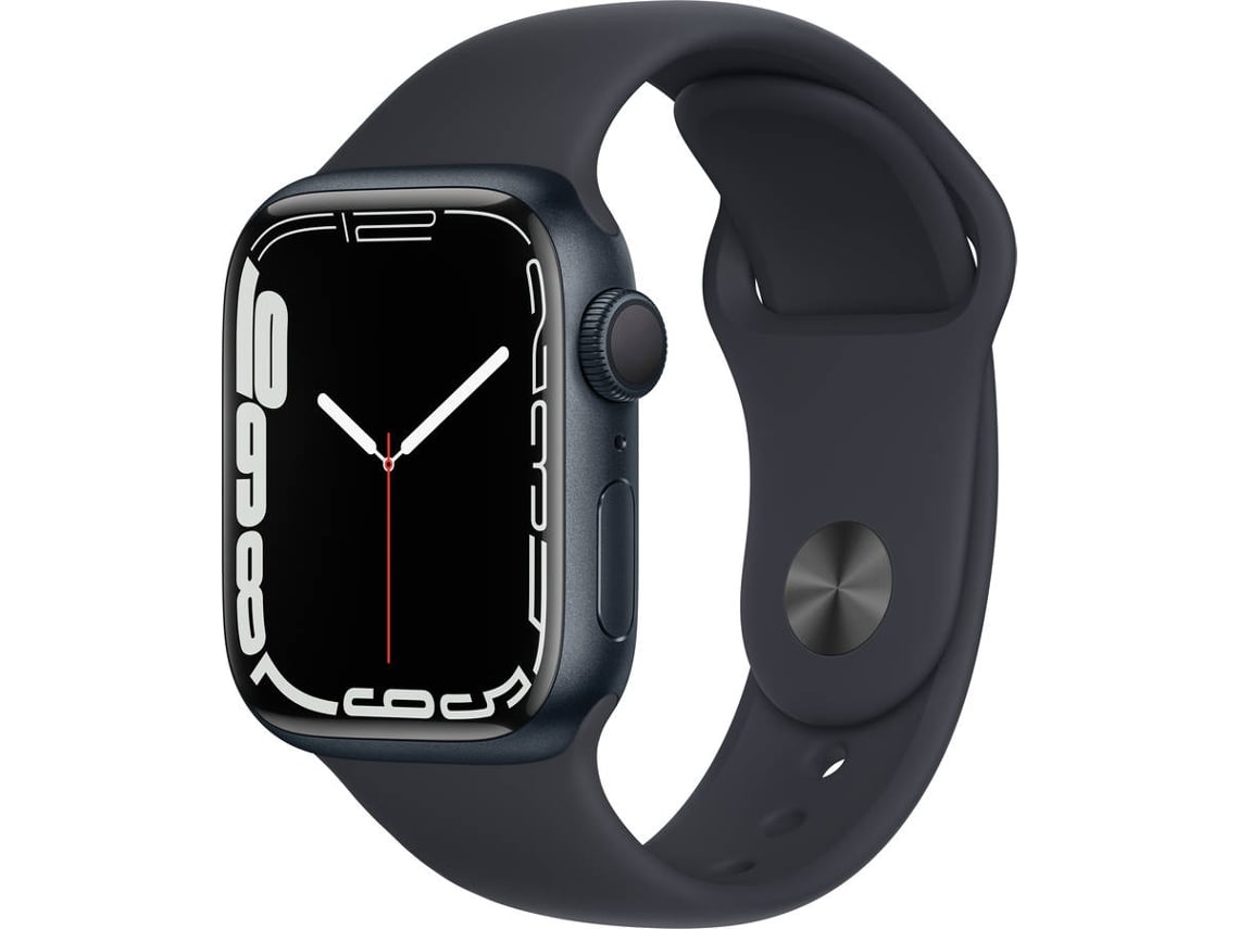 APPLE Watch Series 7 GPS 45 mm Medianoche con Correa Deportiva Medianoche