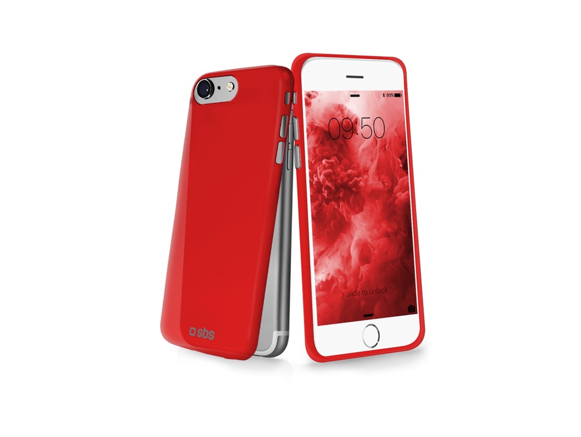 Carcasa iPhone 7, 8 SBS Extra-Slim Rojo