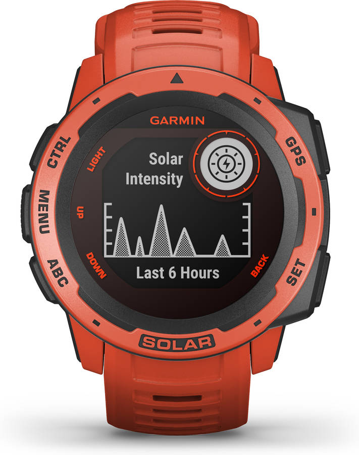 Reloj deportivo GARMIN Instinct Solar (Bluetooth - Rojo)