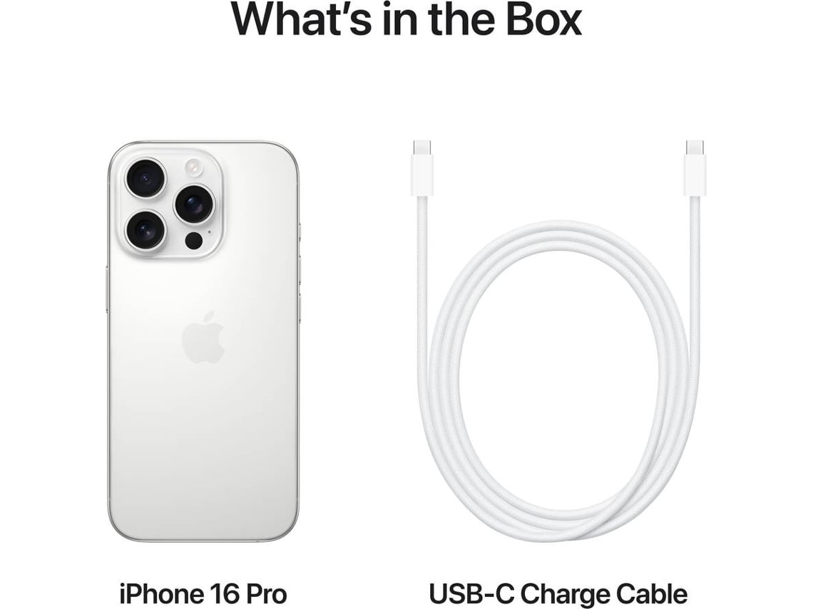 iPhone 16 Pro ホワイト 箱付き iPhone 16 Pro APPLE (6.3'' - 256 GB - Titanio Blanco) | Worten