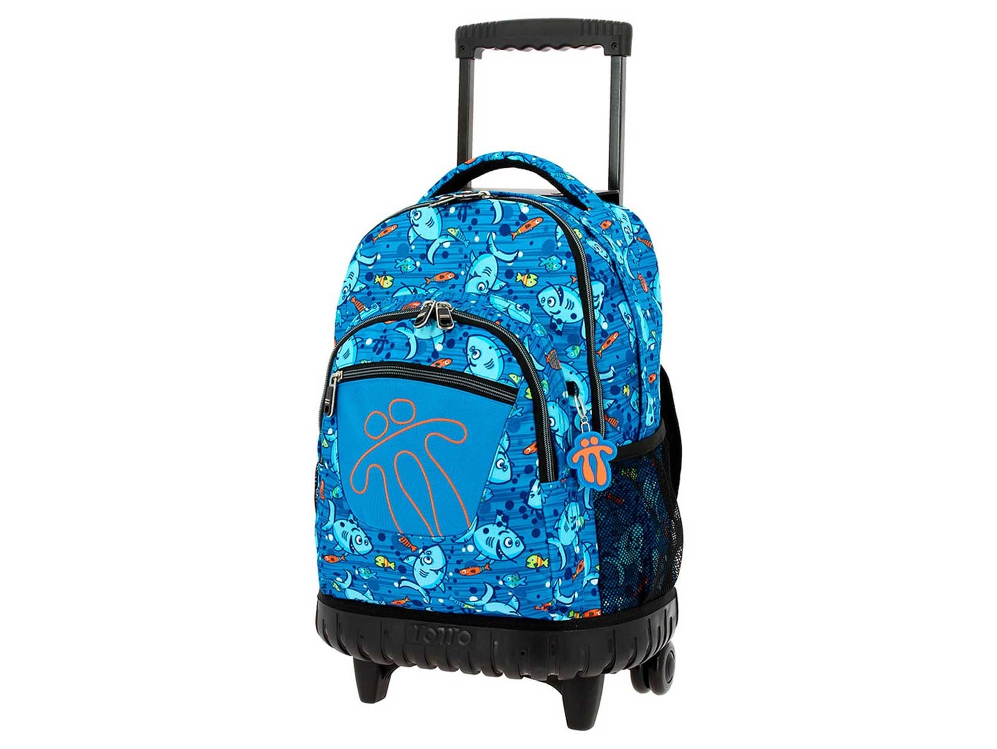 Mochila TOTTO Peces (Material escolar - Azul)