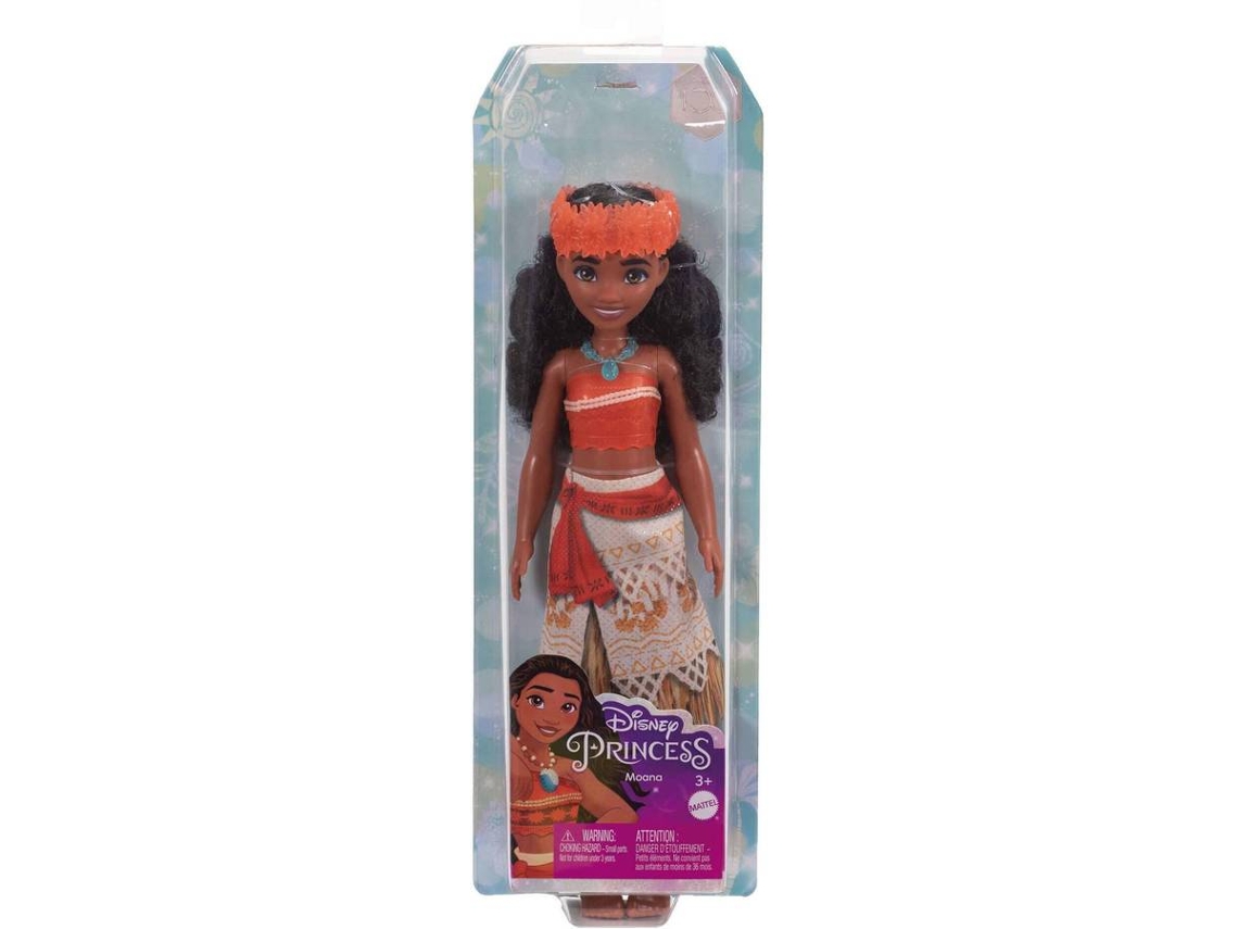 Muñeca MATTEL Princesas Disney - Vaiana (Edad Mínima Recomendada: 3 años)