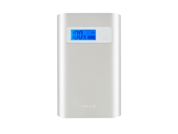 Powerbank PNY Digital (7800 mAh - 2 USB - MicroUSB - Plateado)