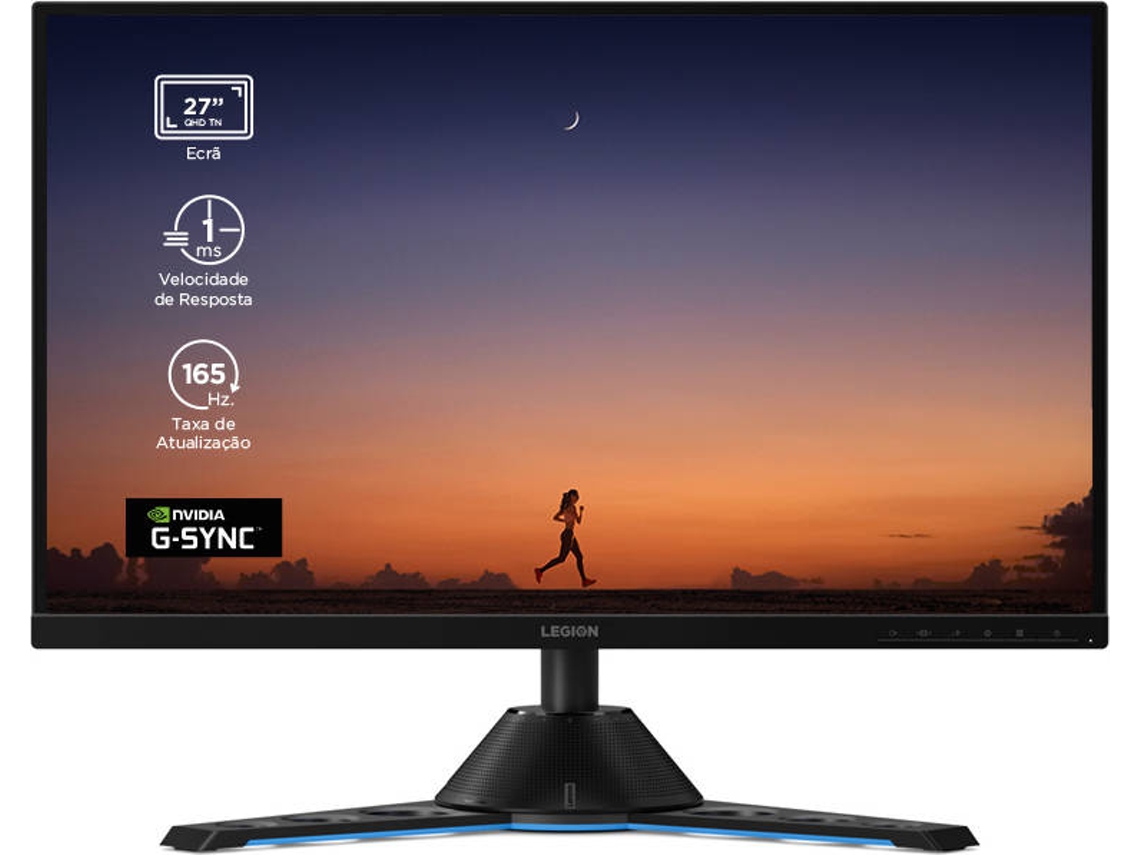 Monitor Gaming LENOVO Legion Y27gq-20 (27'' - 1 ms - 165 Hz - G-Sync)