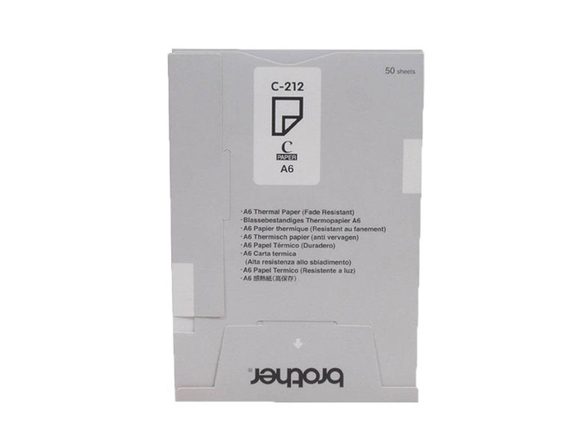 Papel Térmico BROTHER C212S
