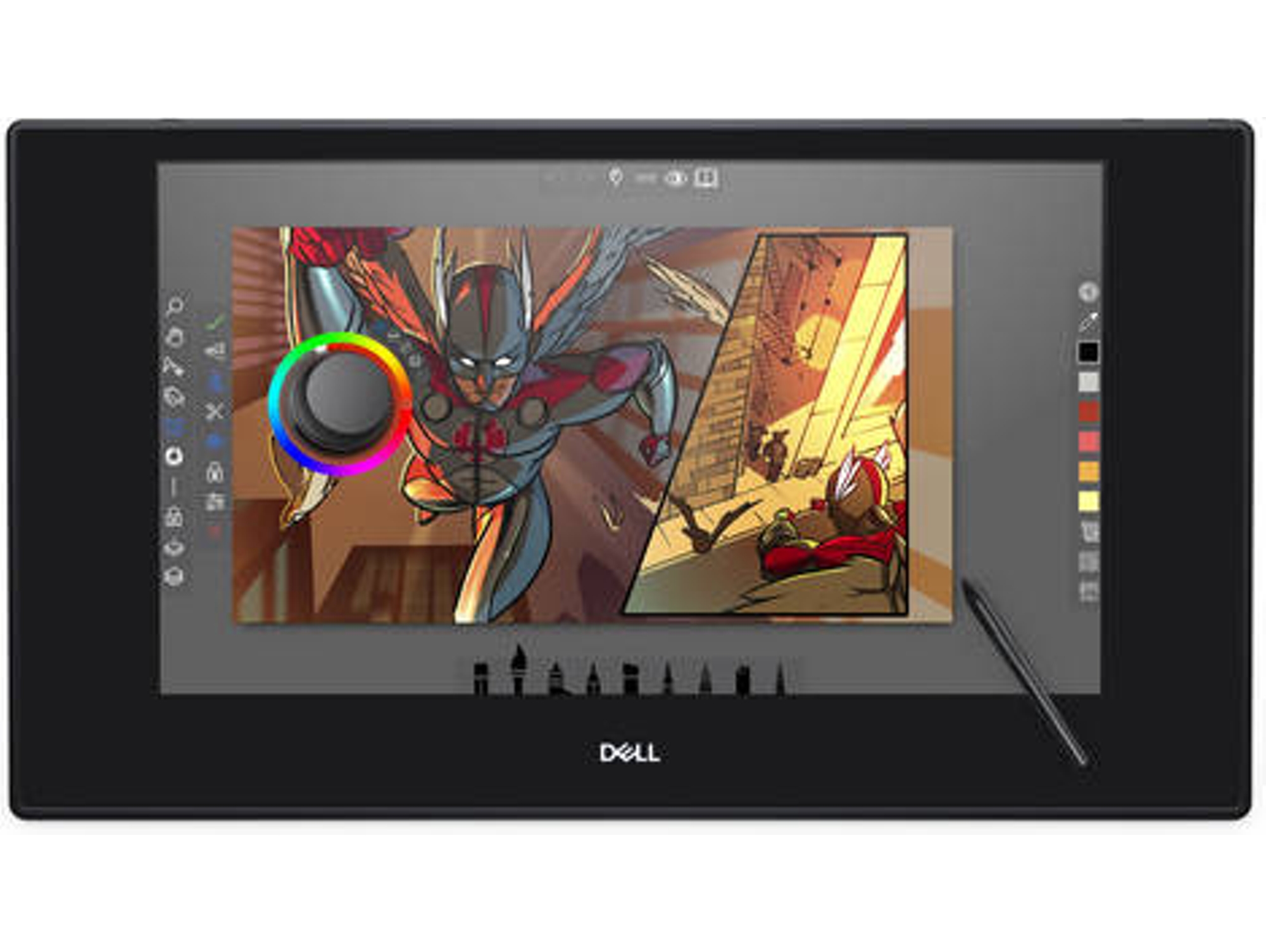 Tableta Gráfica DELL Canvas KV2718D - 9KGFK (2560 x 1440 Píxeles - Windows 10 Pro)