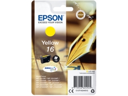 Cartucho de tinta original EPSON 16, Bolígrafo y crucigrama 3,1 ml, Amarillo, C13T16244012, T1624