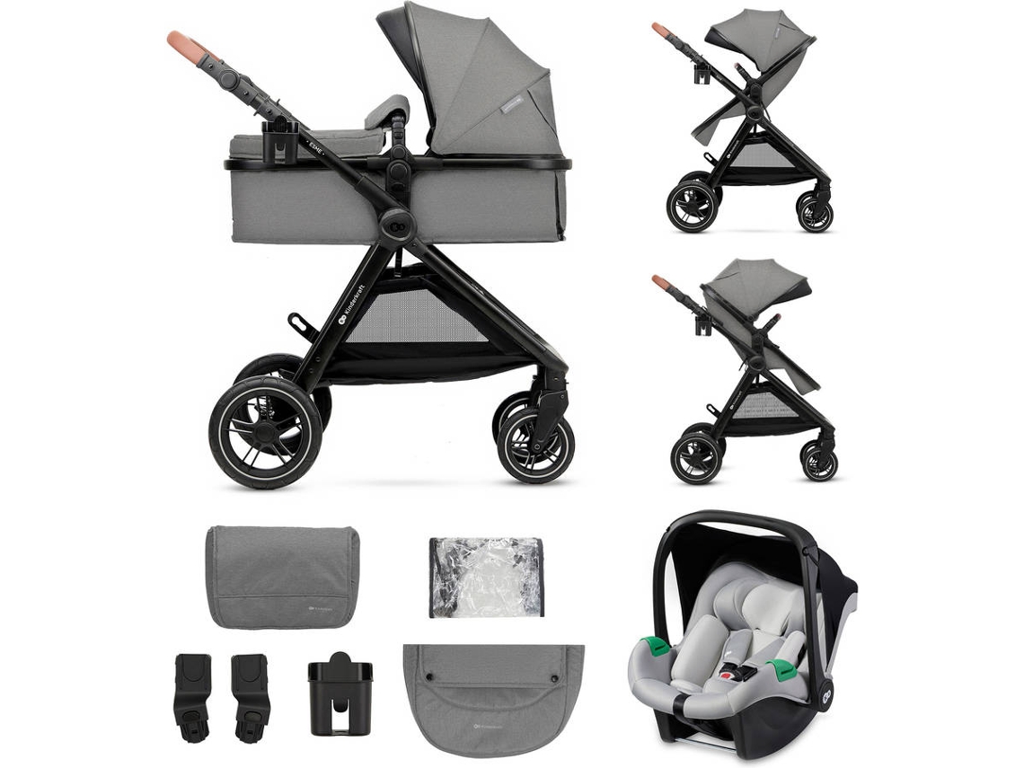 Carrito multifuncional 3 en 1 Kinderkraft Esme Moonlight Grey