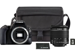 Kit Máquina Fotográfica Reflex CANON EOS200D + 18-55mm (24.2 MP - Sensor: APS-C - ISO: 100 a 25600