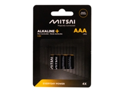 Pilas Alcalinas MITSAI Aaa Lr3 X4 | Worten Canarias
