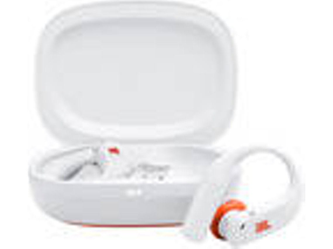 Auriculares Bluetooth True Wireless JBL Endurance Peak (In Ear - Microfóno - Blanco)