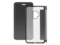 Funda Samsung Galaxy S9+ KSIX Folio metal Negro