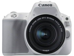 Kit Cámara Réflex CANON EOS 250 D + EF-S 18-55 f/4-5.6 IS STM (Blanco - 24.1 MP - Sensor CMOS - ISO: 100 - 25 600)