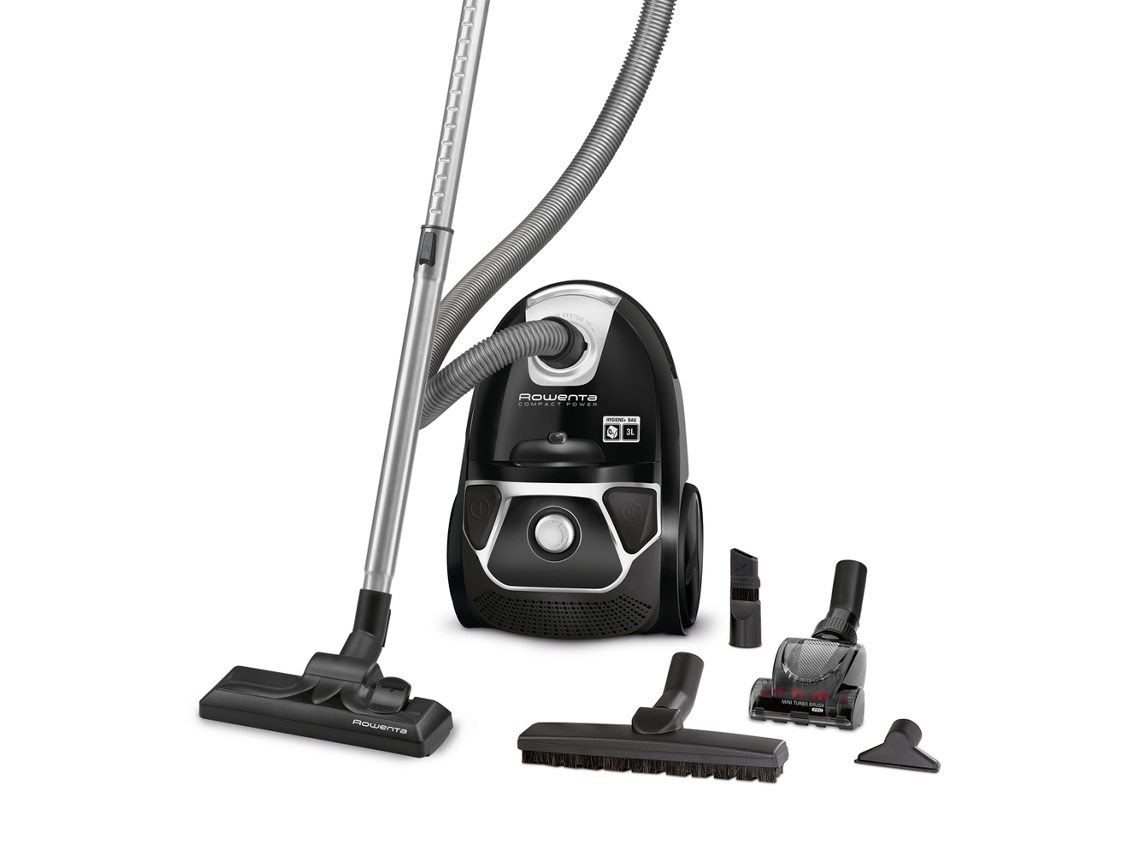 Aspiradora con Bolsa ROWENTA Compact Power Animal Care RO3985EA (75 dB - Bolsa de polvo 3 L)