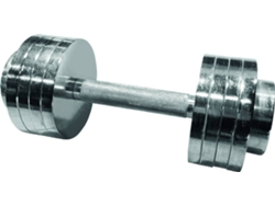 Mancuerna POWERFIT Cromado (5 Kg)