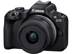 Kit Doble Cámara Fotográfica CANON EOS R50 + RF-S 18-45MM + RF-S 55-210MM BLACK (Encaje: Canon RF - Apertura: F4.5-6.3 /F5-7.1 IS STM)