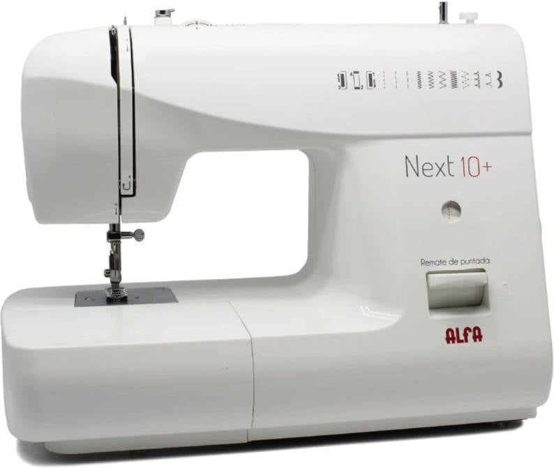 Máquina de coser  Alfa Hogar Next 10, 12 puntadas, Ojalador en 4 pasos