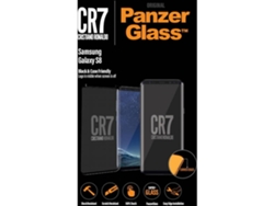 Protector de pantalla PANZERGLASS CR7 Galaxy S8 Negro