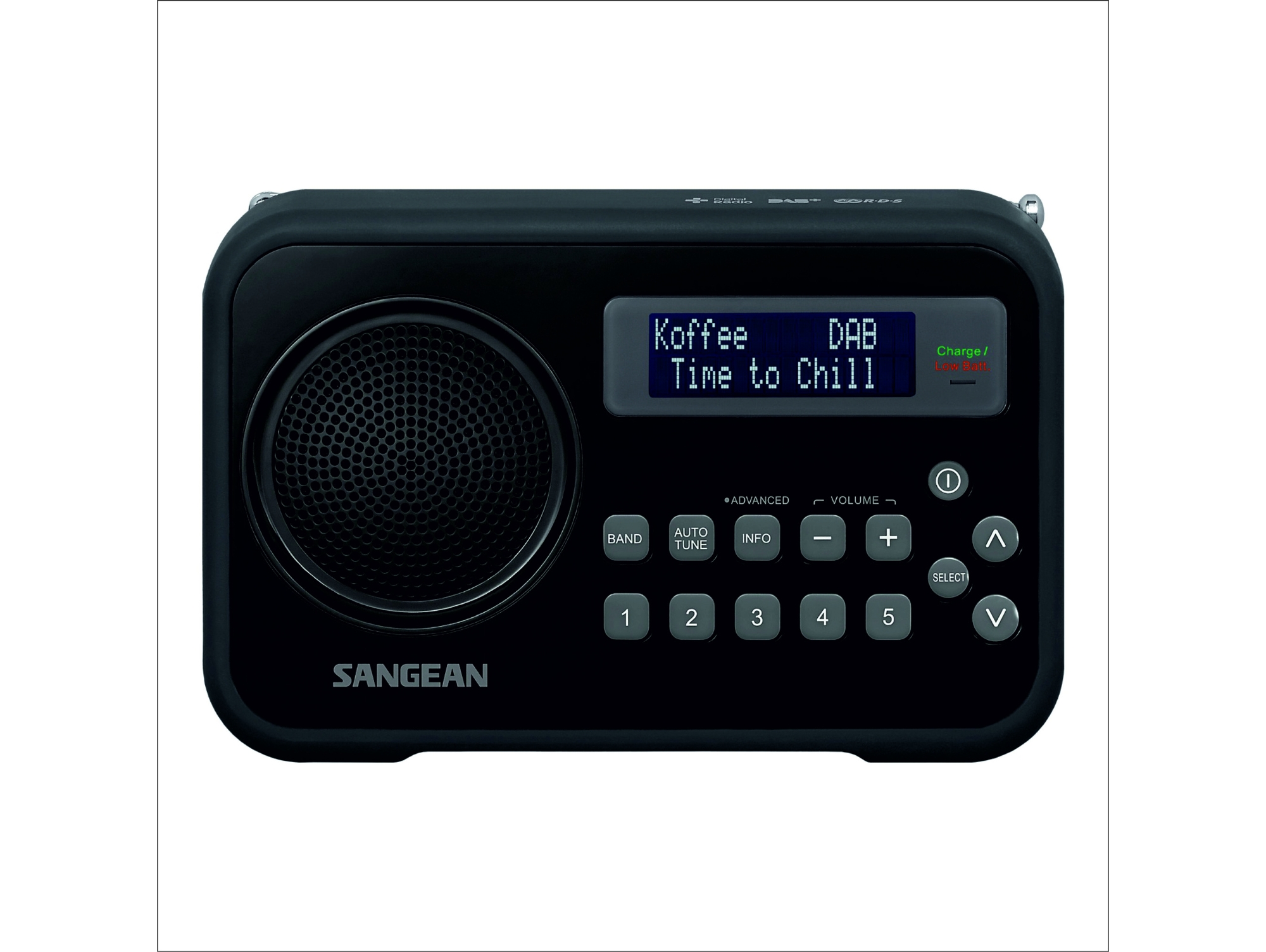 Radio de Mesa SANGEAN DPR-67 DAP+BL Negro