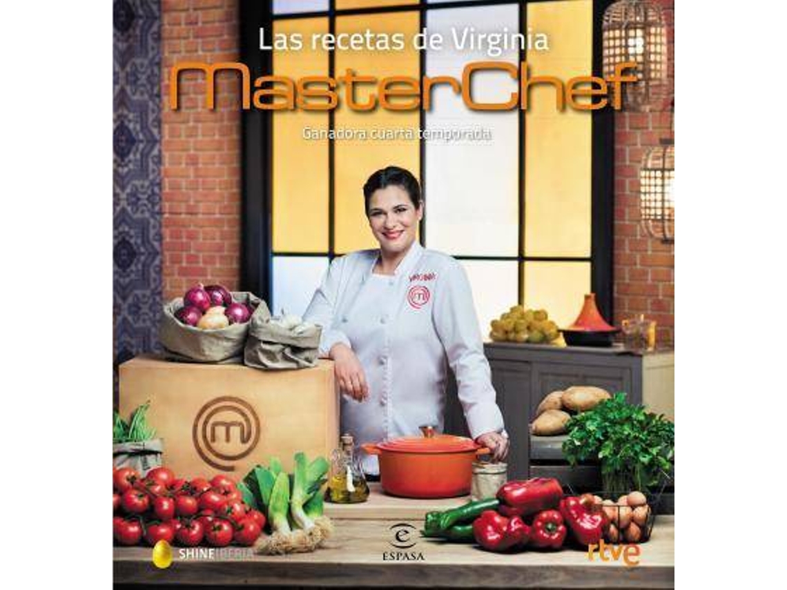 Libro Las recetas de Virginia Masterchef 4 ganadora cuarta temporada de Radiotelevisión Española e Shine (Español)