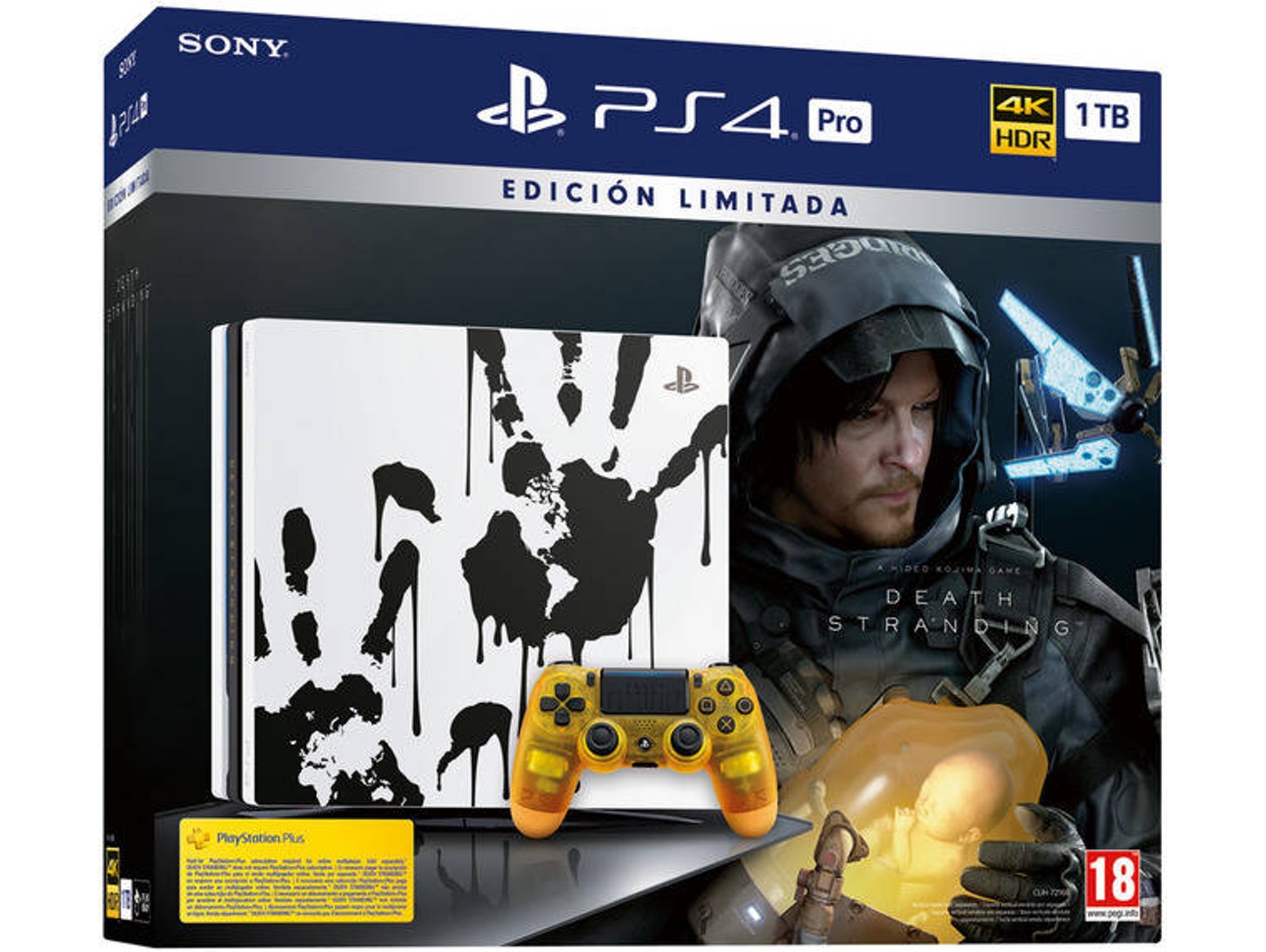 Consola PS4 Pro + Death Stranding (1 TB)
