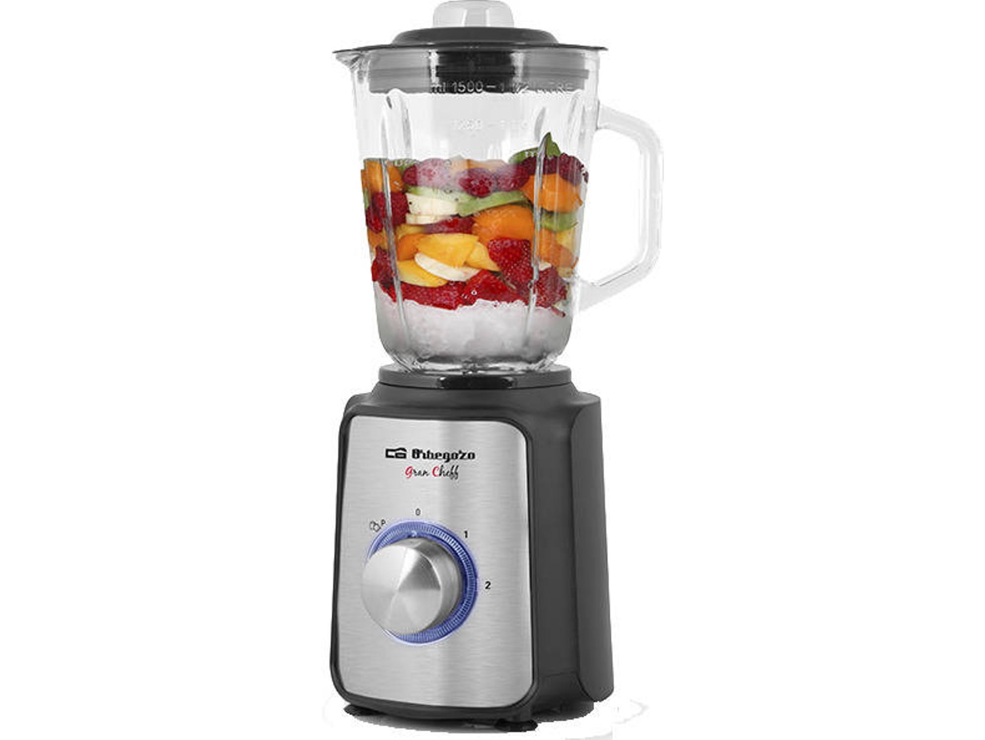 Batidora de Vaso ORBEGOZO BV 6550 (600 W - 1.5 L - Negro)