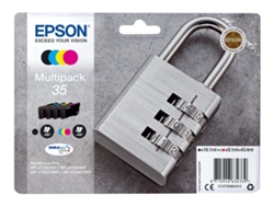 Pack ahorro cartuchos de tinta original EPSON 35, Candado, C13T35864020, T3586
