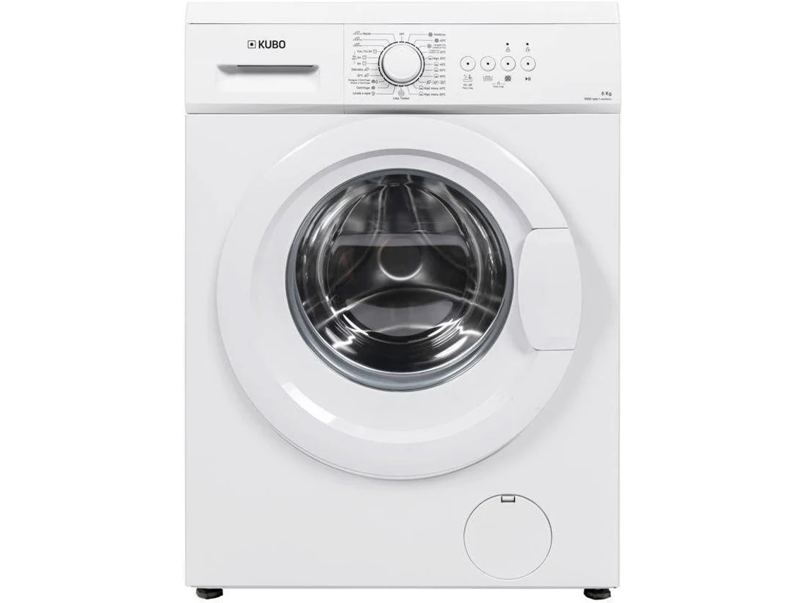 Lavadora KUBO KBWM8992 (6 kg - 1000 rpm - Blanco)
