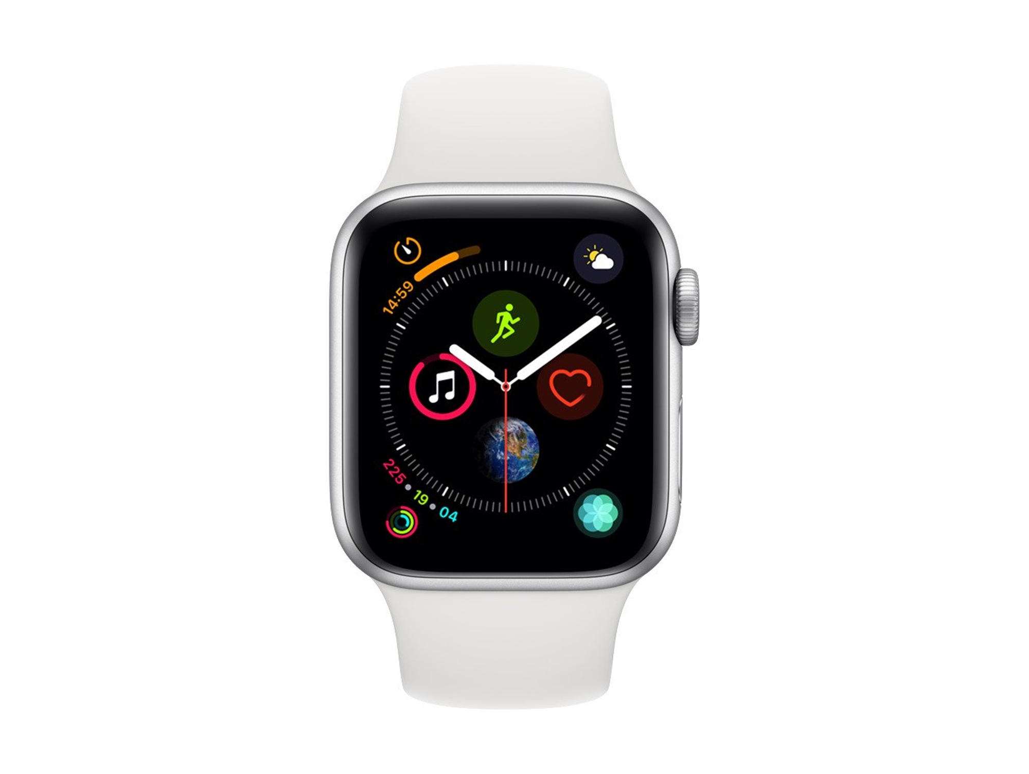 APPLE Watch Series 4 40mm deportivo aluminio, blanco