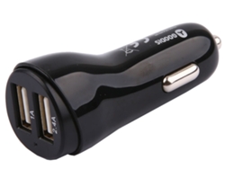 Cargador de coche 2 Usb GOODIS 5V-3.4A Negro