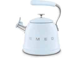 Hervidor de Acero con silbato SMEG WKF01PB Azul (2.3 L)