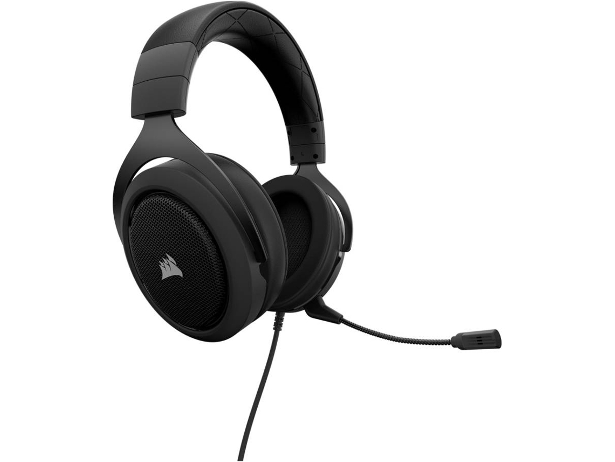 Auriculares Gaming Con Cable CORSAIR HS50 (Over Ear - Multiplataforma - Noise Cancelling - Negro)